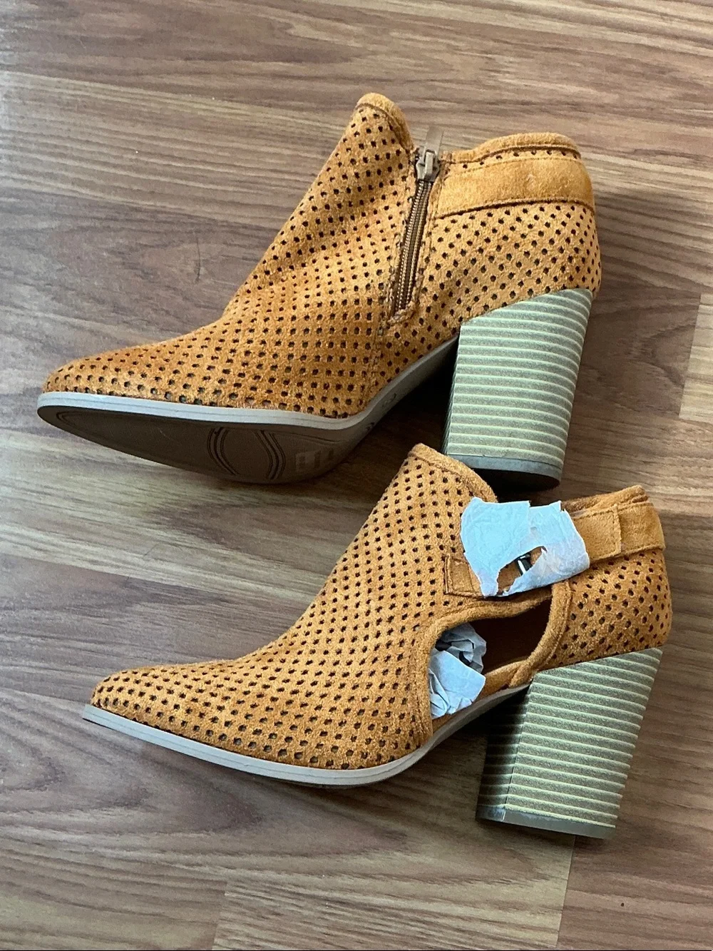 Herstyle Suede Ankle Booties